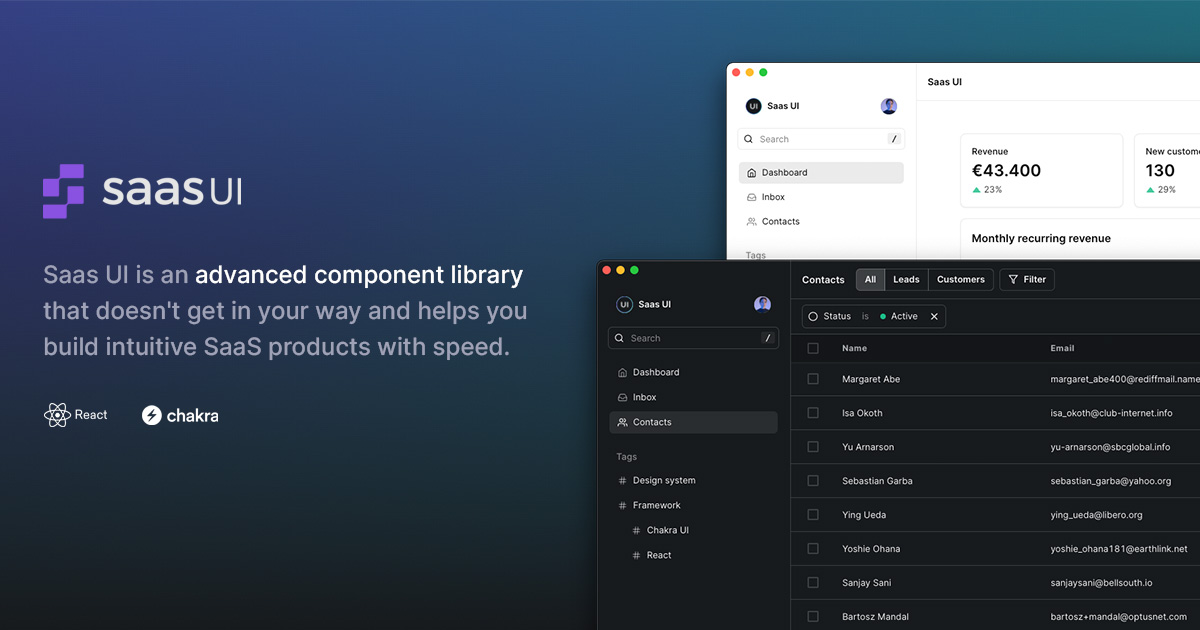 Saas Ui The Frontend Stack For Saas Companies Saas Ui The Frontend Stack For Saas Companies